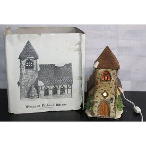"Shops of Dickens' Village Church Building" Dept. 56 - Porcelain Hand Painted